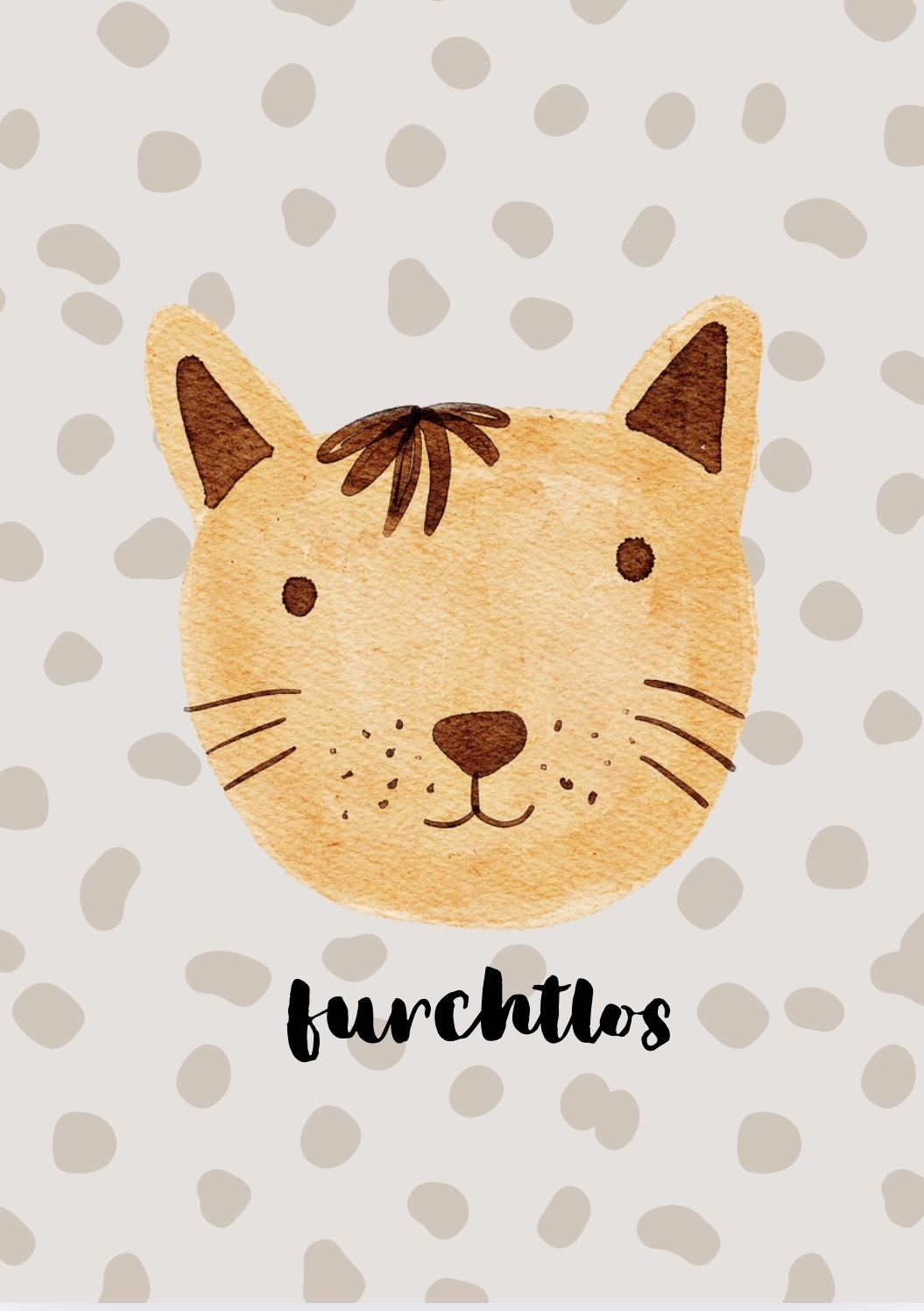 Poster A3 "furchtlos"